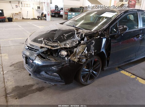 3G1BE6SM2JS604858 2018 CHEVROLET CRUZE Black Widok z przodu