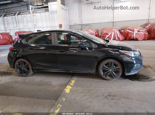 3G1BE6SM2JS604858 2018 CHEVROLET CRUZE Black Widok wnętrza z tyłu