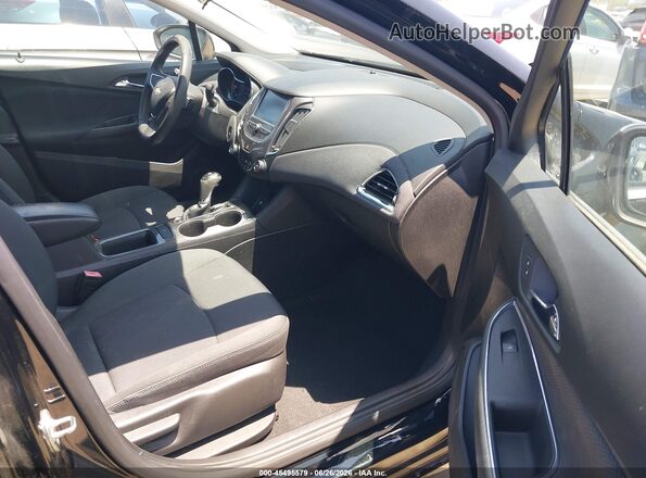 3G1BE6SM3HS592892 2017 CHEVROLET CRUZE Black წინა სალონის ხედი