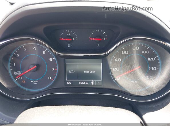 3G1BE6SM3HS592892 2017 CHEVROLET CRUZE Black უკანა სავარძლების ხედი