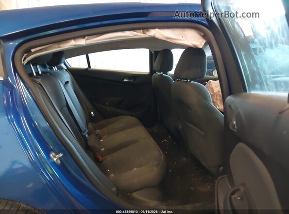 3G1BE6SM3HS609318 2017 CHEVROLET CRUZE Blue Вид наклейки з VIN-кодом