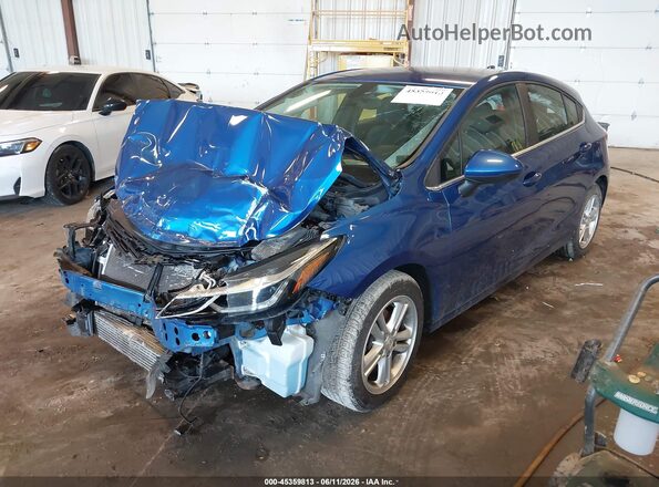 3G1BE6SM3HS609318 2017 CHEVROLET CRUZE Blue Передня ліва чверть
