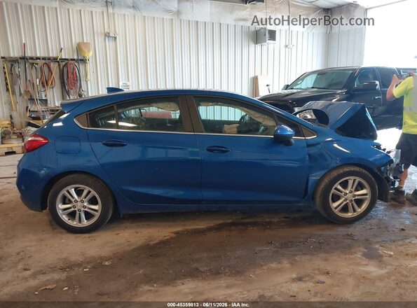 3G1BE6SM3HS609318 2017 CHEVROLET CRUZE Blue Вид задньої частини салону