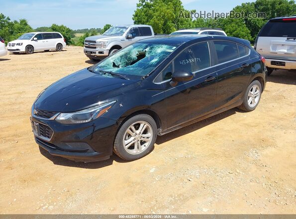 3G1BE6SM3JS614749 2018 CHEVROLET CRUZE Black წინა მარცხენა ხედი სამი მეოთხედიდან