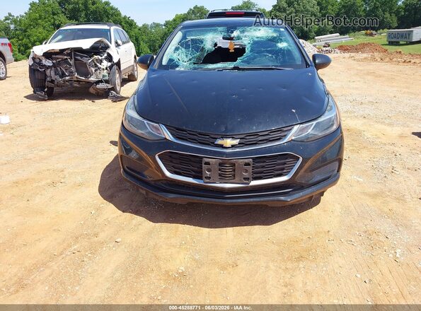 3G1BE6SM3JS614749 2018 CHEVROLET CRUZE Black ხელსაწყოთა პანელის ხედი