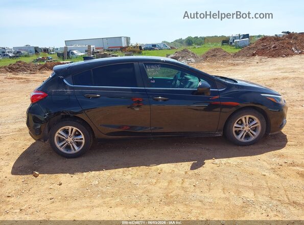 3G1BE6SM3JS614749 2018 CHEVROLET CRUZE Black უკანა სალონის ხედი