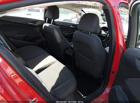 3G1BE6SM3JS641563 2018 CHEVROLET CRUZE Red VIN կոդի պիտակի տեսք
