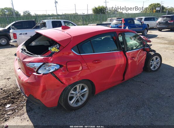 3G1BE6SM3JS641563 2018 CHEVROLET CRUZE Red Հետևի աջ