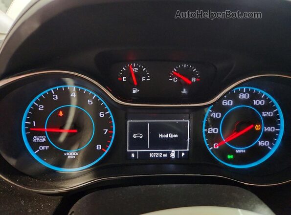 3G1BE6SM4HS604192 2017 CHEVROLET CRUZE Silver Vista del cuadro de instrumentos