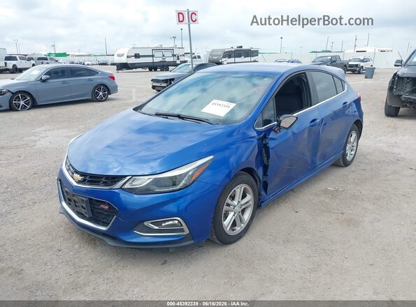3G1BE6SM5JS593354 2018 CHEVROLET CRUZE Blue Vista tres cuartos delantera izquierda