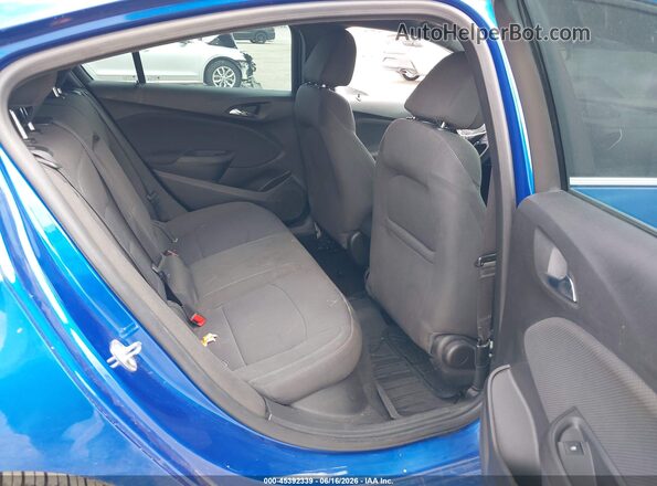 3G1BE6SM5JS593354 2018 CHEVROLET CRUZE Blue Vista de la etiqueta del VIN
