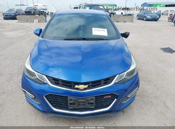 3G1BE6SM5JS593354 2018 CHEVROLET CRUZE Blue Vista del cuadro de instrumentos