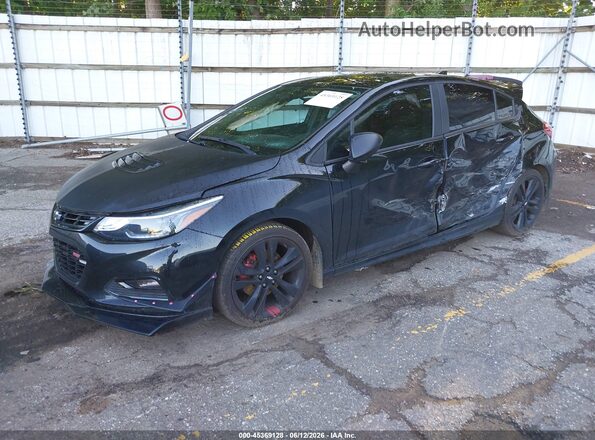 3G1BE6SM5JS651656 2018 CHEVROLET CRUZE Black Przód lewy