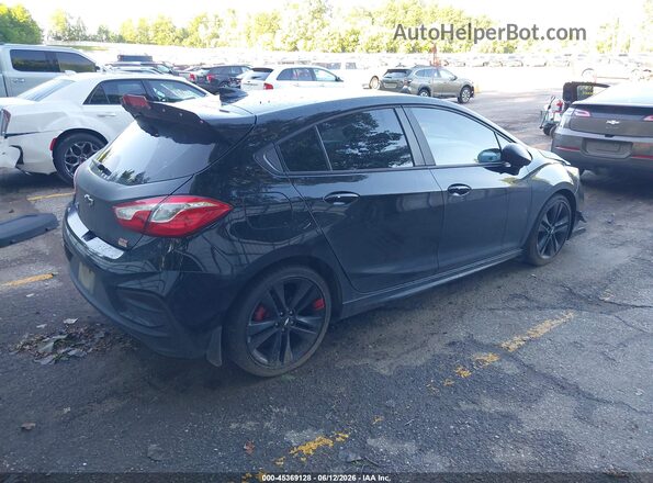 3G1BE6SM5JS651656 2018 CHEVROLET CRUZE Black Tył prawy