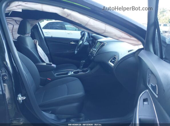 3G1BE6SM5JS651656 2018 CHEVROLET CRUZE Black Widok wnętrza z przodu