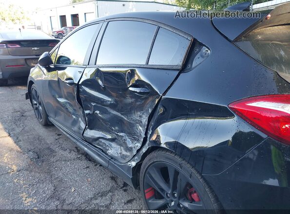3G1BE6SM5JS651656 2018 CHEVROLET CRUZE Black Widok z przodu