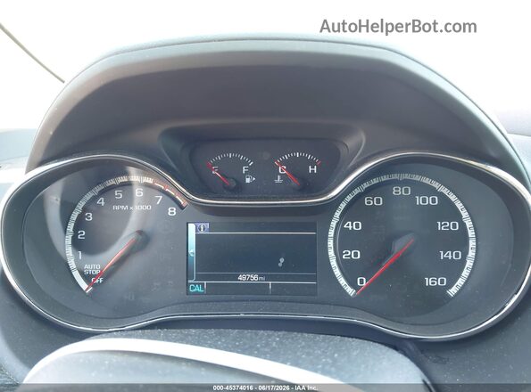 3G1BE6SM7JS600482 2018 CHEVROLET CRUZE Red Widok tylnych siedzeń