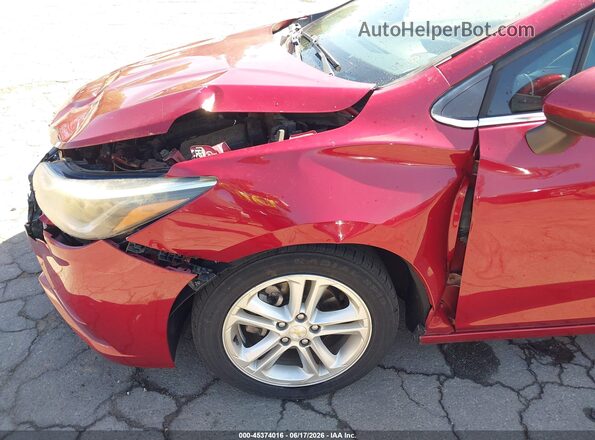 3G1BE6SM7JS600482 2018 CHEVROLET CRUZE Red Widok z przodu