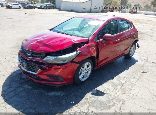 3G1BE6SM7JS600482 2018 CHEVROLET CRUZE Red Przód lewy