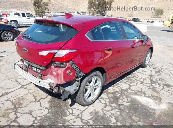 3G1BE6SM7JS600482 2018 CHEVROLET CRUZE Red Tył prawy