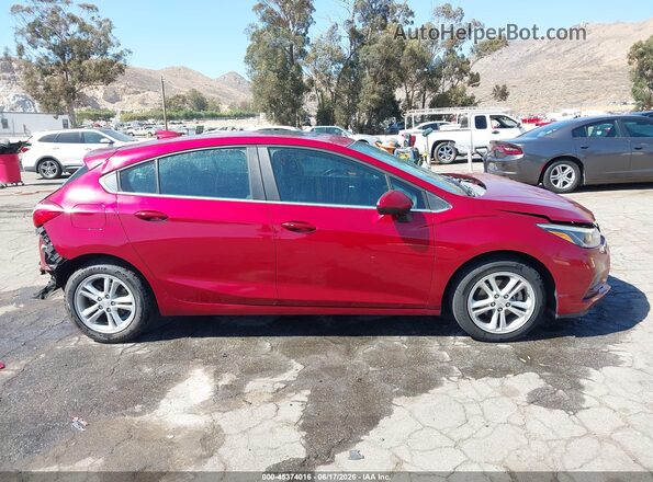 3G1BE6SM7JS600482 2018 CHEVROLET CRUZE Red Widok wnętrza 360 stopni