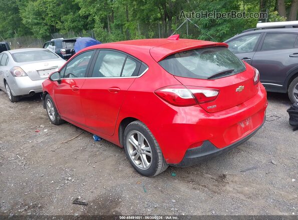3G1BE6SM7JS624149 2018 CHEVROLET CRUZE Red უკანა მარცხენა