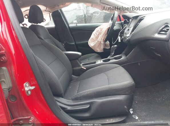 3G1BE6SM7JS624149 2018 CHEVROLET CRUZE Red წინა სალონის ხედი
