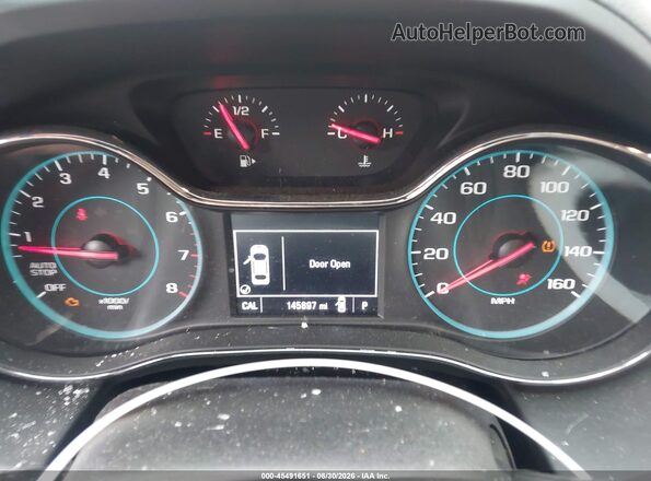 3G1BE6SM7JS624149 2018 CHEVROLET CRUZE Red უკანა სავარძლების ხედი