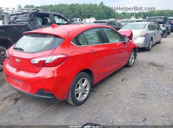 3G1BE6SM7JS624149 2018 CHEVROLET CRUZE Red უკანა მარჯვენა
