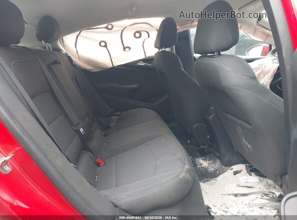 3G1BE6SM7JS624149 2018 CHEVROLET CRUZE Red VIN კოდის სტიკერის ხედი