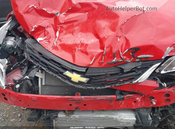 3G1BE6SM7JS624149 2018 CHEVROLET CRUZE Red უკანა ხედი
