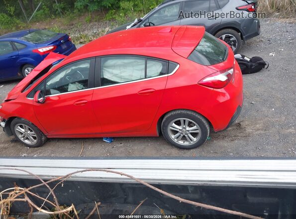 3G1BE6SM7JS624149 2018 CHEVROLET CRUZE Red სალონის 360-გრადუსიანი ხედი