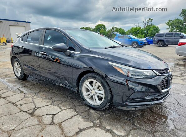 3G1BE6SM7JS624605 2018 CHEVROLET CRUZE Черный Передняя правая четверть