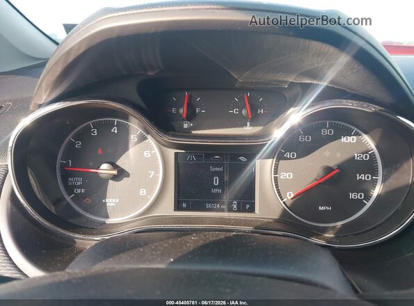3G1BE6SM7KS545288 2019 CHEVROLET CRUZE Red Widok tylnych siedzeń