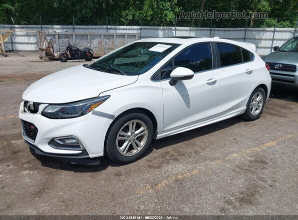 3G1BE6SM8HS532381 2017 CHEVROLET CRUZE Белый Передняя левая четверть