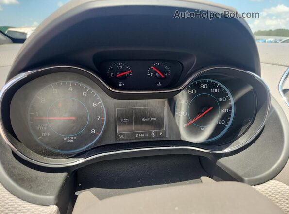 3G1BE6SM9JS655080 2018 CHEVROLET CRUZE Silver ხელსაწყოთა პანელის ხედი