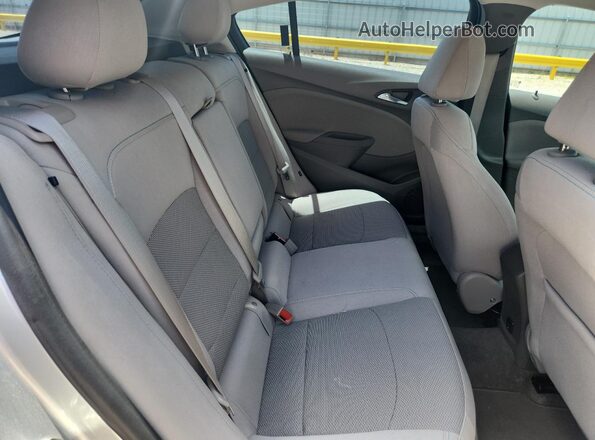 3G1BE6SM9JS655080 2018 CHEVROLET CRUZE Silver უკანა სავარძლების ხედი