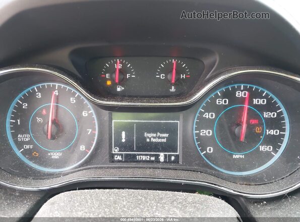 3G1BE6SMXHS612331 2017 CHEVROLET CRUZE Red Widok tylnych siedzeń