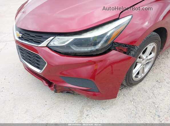 3G1BE6SMXHS612331 2017 CHEVROLET CRUZE Red Widok z przodu