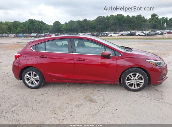 3G1BE6SMXHS612331 2017 CHEVROLET CRUZE Red Widok wnętrza z tyłu