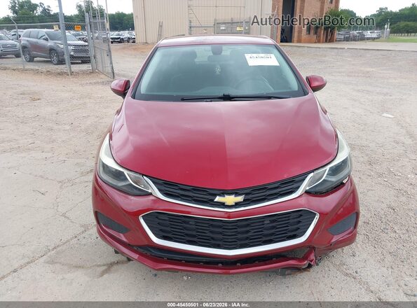 3G1BE6SMXHS612331 2017 CHEVROLET CRUZE Red Widok zestawu wskaźników