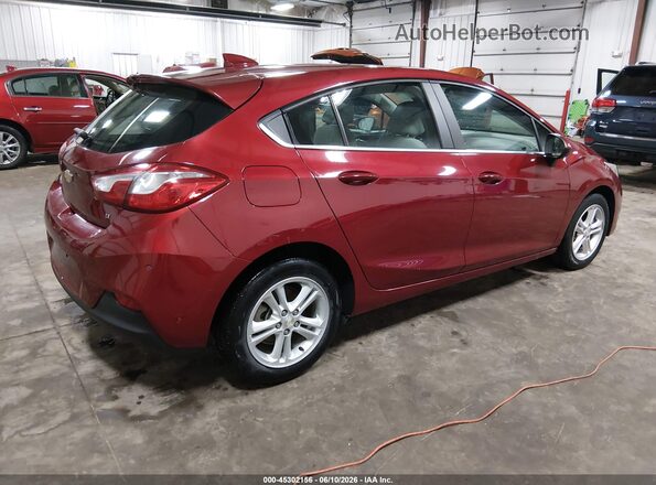 3G1BE6SMXJS652818 2018 CHEVROLET CRUZE Red Trasero derecho