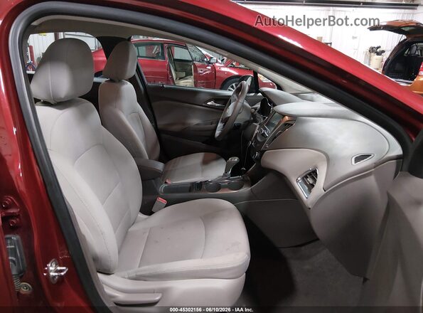 3G1BE6SMXJS652818 2018 CHEVROLET CRUZE Red Vista interior delantera