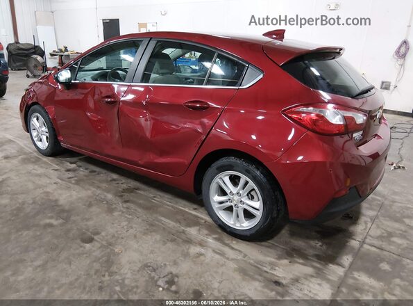 3G1BE6SMXJS652818 2018 CHEVROLET CRUZE Red Trasero izquierdo