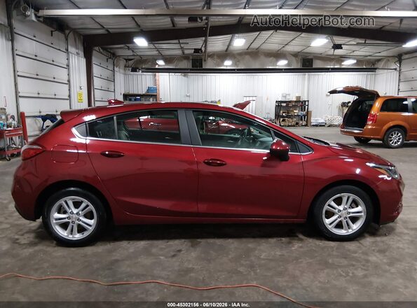 3G1BE6SMXJS652818 2018 CHEVROLET CRUZE Red Vista interior de 360 grados