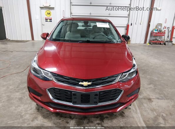 3G1BE6SMXJS652818 2018 CHEVROLET CRUZE Red Vista interior trasera