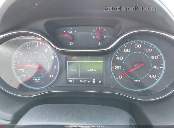 3G1BF6SM0JS607500 2018 CHEVROLET CRUZE Gray უკანა სავარძლების ხედი