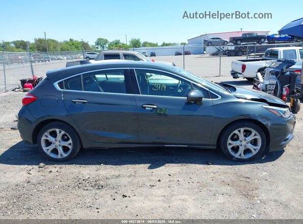 3G1BF6SM0JS607500 2018 CHEVROLET CRUZE Gray უკანა სალონის ხედი