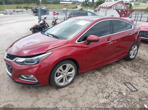 3G1BF6SM2HS568208 2017 CHEVROLET CRUZE Red Przód lewy