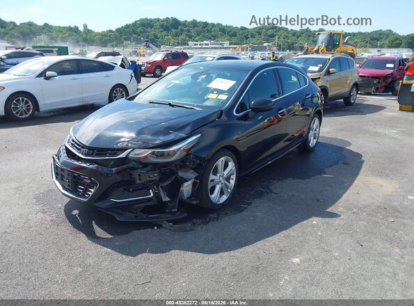 3G1BF6SM7HS506044 2017 CHEVROLET CRUZE Black Առջևի ձախ երեք քառորդ տեսարան